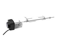 cozze Home>it® Rotisserie in Acciaio Inox per Barbecue a Gas a 3/3/4/5, in Versione Stabile con spiedo da 10 × 10 mm