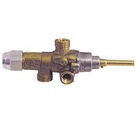 Cook Max Gas Rubinetto pel21s con accensione fiamma termocoppia attacco M8 x 1 asse Diametro 6 X 4,6 X 35 mm