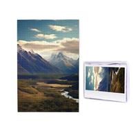 Cook National Park Mountain Landscape Puzzle per adulti 1000 pezzi, puzzle in legno da foto, puzzle impegnativo perfetto per serate di gioco, decorazione della casa, puzzle regalo per feste di