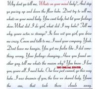 Cook, Tony - What's On Your