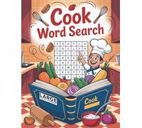 Cook Word Search - Kitchen Skills, Tools & Terms: Large Print