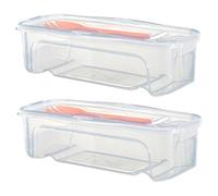 Cooker da pasta a microonde a microonde da 2 pc con pentole con pentola forcella e FORK FREE FREE per l'ufficio scolastico del dormitorio di casa.