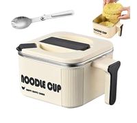 Cooker Noodle Per Microonde | Pentola In Acciaio Con Manico Cucchiaio - Grande Per Tagliatelle E Pasta Per Microonde | Per Cucinare Zuppa Per Adulti E Adolescenti In Cucina Camera Da