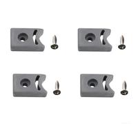 CookiBlend Fermaporta per porta della doccia, paraurti classico scorrevole per porta della doccia, in vetro, anti-collisione, guida superiore e inferiore, per porte doccia