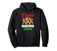 Cookie Baking Crew Dabbing Gingerbread Uomini Cappelli di Natale Felpa con Cappuccio