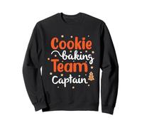 Cookie Baking Team Captain Biscotti Christmas Felpa