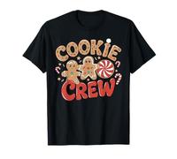 Cookie Crew Gingerbread Christmas Family Baking Team Holiday Maglietta
