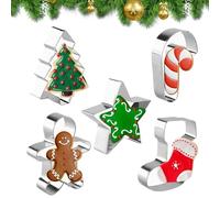 - Cookie Cutter Set | Cutters | 5 taglierine in acciaio inox Holiday Cutters, Christmas , Kitchen Gadgets Baking Tools, fondant Moulds