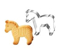 Cookie Cutter Shapes - Horse Cookie Cutter | Stainless Steel Animal Mold for Biscuits Pie Fondant Cake Chocolate - Baking Tool for Home Kitchen Bakery Year Theme