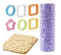 Cookie Cutters, Sea Animal Cookie Cutters Embossing Stamps Baking Tool
