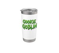COOKIE GOBLIN COOKIE COOKIE DIVERTENTI CON CHIP AL CIOCCOLATO O FARINA D'AVENA Bicchiere termico in acciaio inox doppia parete