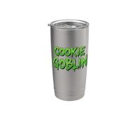 COOKIE GOBLIN COOKIE COOKIE DIVERTENTI CON CHIP AL CIOCCOLATO O FARINA D'AVENA Bicchiere termico in acciaio inox doppia parete