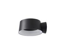 Loom Design Applique da parete Cookie – LED, alluminio Ø 15 cm – Nero