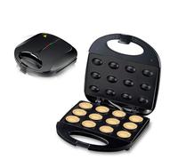 Cookie Maker - 12 stampi elettrici antiaderenti con calore su entrambi i lati e controllo automatico della temperatura per cuocere biscotti croccanti alle noci