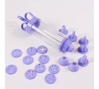 Cookie Press Kit Biscottiera in plastica Comfort Grip Decoratori per dolci