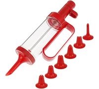 Cookie press set kit di pressa per biscotti fai -da -te con 6 punte di glassazione rimovibile decorazione di biscotti pressa kit per produttori di biscotti multifunzionali per la produzione e decorazi