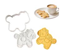 Cookie Shaper - Horse Easy Release Baking Molds | 2026 New Year Cookie Molds Shapes for Pastry, Dessert, Holiday, Party Spring Festival Home Bakery Shop Family Beginners