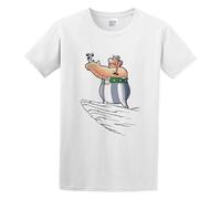 cookietong Asterix And Obelix O Neck Men T Shirt Swhite 3XL