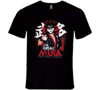 cookietong The Great Muta from The Land of The Rising Sun NJPW Classic Retro Wrestling T Shirt Black XXL