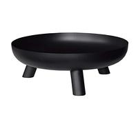 Cook'in garden, Braciere da Giardino, Vasca e piedistallo in Acciaio per Esterni, Resistente alle Alte Temperature, Elegante e Moderno, Robusto e Durevole, Nero