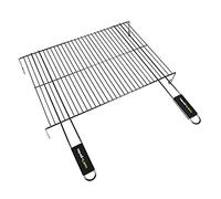 Cook'in garden, GR014, griglia a Piedi Singola, 2 Maniglie, 60 x 40 cm, Resistente alle Fiamme e alle Alte Temperature, Manico in Materiale softouch Facile da impugnare, Universale