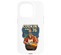 Cookin Since 76 - Maglietta con scritta "4th of July BBQ" Custodia per iPhone 15 Pro