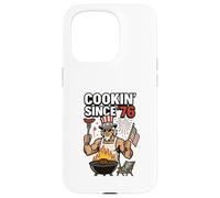 Cookin Since 76 - Maglietta con scritta "4th of July BBQ" Custodia per iPhone 15 Pro