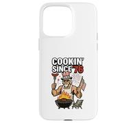 Cookin Since 76 - Maglietta con scritta "4th of July BBQ" Custodia per iPhone 15 Pro Max
