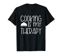 Cooking Is My Therapy - Culinary Chef Design Maglietta