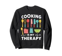 Cooking Is My Therapy, Divertente Design Chef Felpa