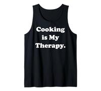 Cooking Is My Therapy Enthusiast Quote Canotta