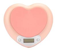 Cooking Scale, Large LCD Heart Shaped Food Scale Weighs From 0.05oz Up To 11lb Battery Powered/Rechargeable For Food, Baking, Cooking