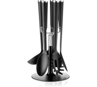 Cooking Set Mestoli Antiaderente con Base, Attila Veress, 19 x h35 cm, Cromato