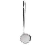 Cooking Skimmer Strainer - Stainless Steel Fine Mesh Strainer Spoon | Multi-Functional Colander & Sifter With Long Handle For Skimming Grease, Foam & Oil, 1-Pack For Sifting