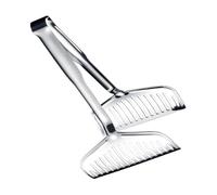 Cooking Tongs - Stainless Steel 25cm Kitchen Utensil | BBQ Tweezers Spatula Grip Tool for Steak Fish Baking Grilling Barbecue Outdoor Camping Home Cooking Use