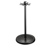 Cooking Utensil Holder - with 8 Hooks Spoon Organizer | 360 gradi di rotazione Kitchen Tool Holder with Stirring Rod Functions, Space Aluminum Carbon Steel Silicone Material with Restaurant Usage