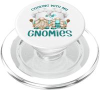 Cooking With My Gnomies For Matching Family Funny Gnome PopSockets PopGrip per MagSafe