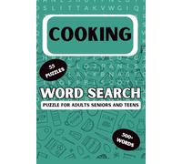 cooking word search: Large Print Word Search Puzzle Book About Food & Cooking | 6x9 Inches, 110 Pages, 55 Puzzles For Food Lover | Gift For Cooking Lovers Adults And Kids
