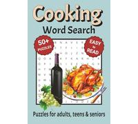 Cooking Word Search Puzzle Book: Search with Easy to Read Print about Cooking and More | 6x9 inches, 110 pages | 50+ Puzzles ... Gifts for Vacations, Holidays & Free Times