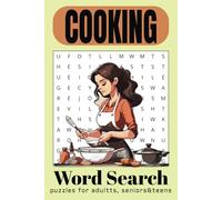 Cooking Word Search Puzzle Book: Word Searches with Easy-to-Read Print about Ingredients, Cooking Techniques, Kitchen Tools and More | 6x9 inches, 110 ... for Vacation, Holidays, and Relaxing Times.