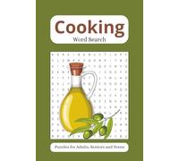 Cooking Word Search Puzzle Book: Word Searches with Easy to Read Print about Recipes, Meals, Culinary, Kitchen, and More | 6x9 inches, 110 pages | 55 ... Vacations, Holidays, and Screen Free Times