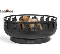 CookKing Feuerschale Toronto Ø 80 cm In Acciaio Naturale Da Giardino