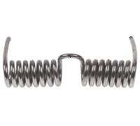 Cookmax - Molla girevole per griglia a contatto, spessore filo 3,5 mm, diametro 21 mm, lunghezza 100 mm, L1, 100 mm, L2, 67 mm