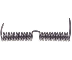 Cookmax - Molla girevole per griglia a contatto, spessore filo 4 mm, ø 21,5 mm, lunghezza 160 mm, L1, 160 mm, L2, 76 mm