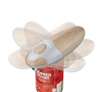 Cooks Professional Apriscatole elettrico | Apriscatole automatico senza fili per artrite e artrite | Aprilattine a mani libere | Design One Touch (grigio nordico)