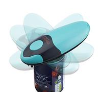 Cooks Professional Apriscatole elettrico, senza fili, automatico, per artrite e artrite, funzionamento a mani libere, design One Touch (verde acqua e nero)