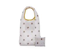 Cooksmart Borsa ecologica progettata nel Regno Unito | Borse ecologiche con manici ideali per gli spostamenti | Opzione ecologica per borse della spesa, Api Bumble, S, Contemporaneo