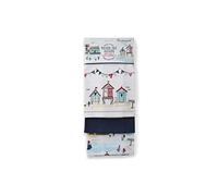 Cooksmart TT1302_SML Beside The Seaside, Confezione da 3 Strofinacci, 100% Cotone, Multicolore