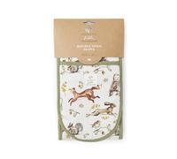 Cooksmart Forest Fable, guanto da forno doppio, 100% twill di cotone, resistente al calore fino a 250 °C, stampa animali del bosco, protezione spessa e imbottita, lavabile in lavatrice, essenziale per