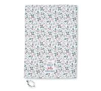 Cooksmart Set di strofinacci e formine natalizi dal design britannico, asciugamani natalizi e taglierina per le festività natalizie, strofinaccio natalizio con taglierina per tutti i tipi di cucine -